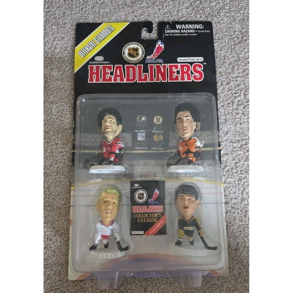 1997 NHL HEADLINERS DEFENSIVE STANDOUTS COFFEY, BOURQUE, LEETCH, CHELIOS